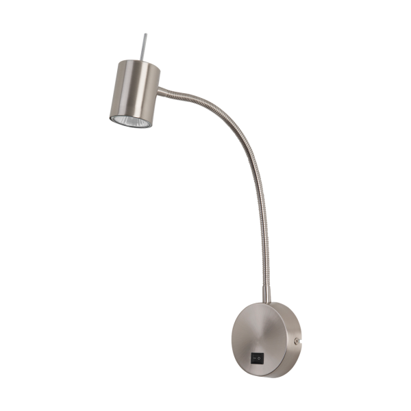 lampara de sobreponer en muro modelo bas de lectura orientable
