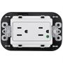 Toma de corriente Dúplex Grado Hospital 15A 125V 3 mód.     