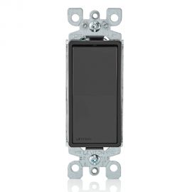 INTERRUPTOR SILENCIOSO 15A-120/277V DECORA NEGRO (NO INCLUYE PLACA)