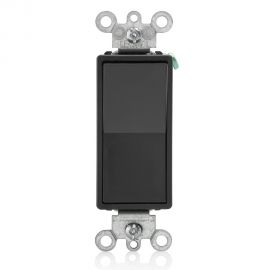 INTERRUPTOR 4 VÍAS SILENCIOSO 15A-120/277V DECORA NEGRO (NO INCLUYE PLACA)