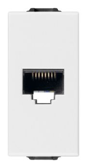 Toma RJ45 Netsafe cat5e UTP blanco VIMAR NEVE UP