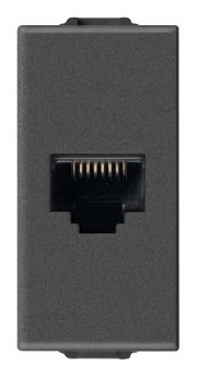 Toma RJ45 Netsafe Cat6 FTP carb. mate