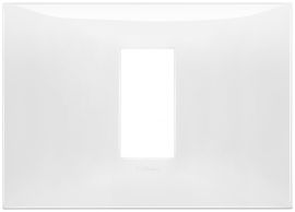 Placa 1M cent. tecno blanco