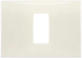 Placa 1M cent. tecno marfil