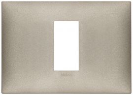 Placa 1M cent. tecno titanio mate