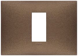 Placa 1M cent. tecno cobre mate