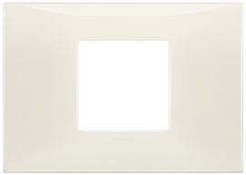 Placa 2M cent. tecno marfil