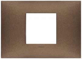 Placa 2M cent. tecno cobre mate