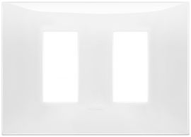 Placa 2M laterales  tecno blanco
