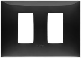 Placa 2M laterales tecno negro