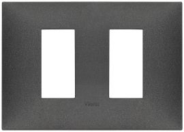 Placa 2M laterales tecno carbon matt
