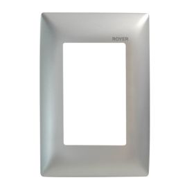 Placa tipo NEMA plata
