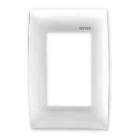 Placa 3 módulos Blanco