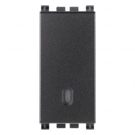 Interruptor 1P 16AX Arke color Negro