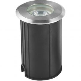 Luminario de empotrar en piso Modelo SPIRAL redondo 1W