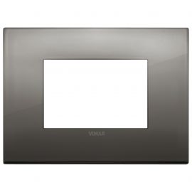 Placa Classic 3M Metal Cromo negro
