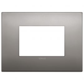 Placa Classic 3M Metal Níquel negro