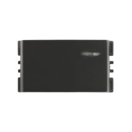 Interruptor sencillo con luz piloto Grafito (no incluye el LED)