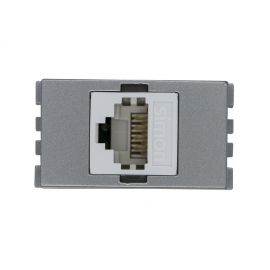 TOMA INFORMÁTICA RJ-45 CAT 6 ALUMINIO