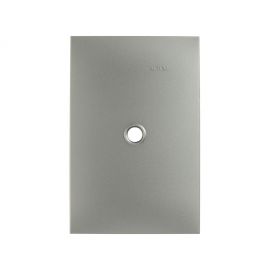 Placa Aluminio Mate salida cable (sin chasis)