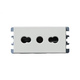 Toma corriente Italiana Universal P11-P17 Blanco S26
