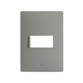 Placa 1modulo S/Chasis - Gris Plomo S26