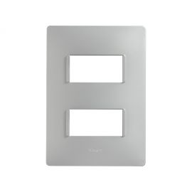 Placa 2modulos S/Chasis - Plata S26