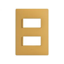 Placa 2modulos S/Chasis - Amarillo Ambar S26