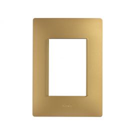 Placa 3modulos S/Chasis - Oro Mate S26