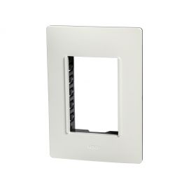 Placa 3 Modulos C/Chasis - Blanco/Grafito S26