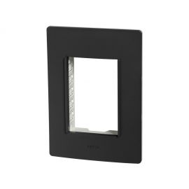 Placa 3 modulos C/Chasis - Grafito/Blanco S26