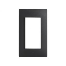 Placa 4modulos S/Chasis - Negro Azabache S26