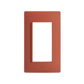 Placa 4modulos S/Chasis - Rojo Coral S26