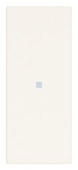Pulsador 1P NO 10A axial blanco