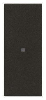Pulsador 1P NO 10A axial negro