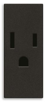 Toma SICURY 2P+T 15A USA negro