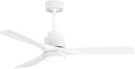 Ventilador decorativo 52 con luz Mod. Biena Blanco -Blanco