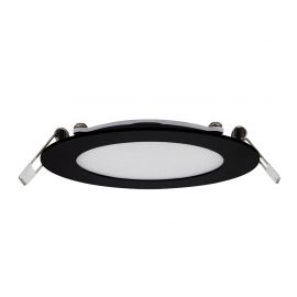 Luminario Led Empotrable 6W mod Flat-CCT negro