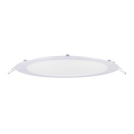 Luminario Empotrable Led mod Flat-Eco blanco 18W Luz Neutra