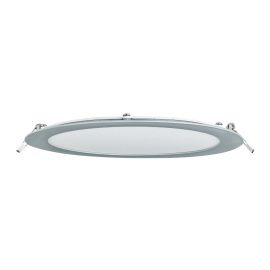 Luminario Led Empotrable 18W mod Flat_CCT satinado