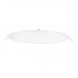 Luminario Empotrable Led mod Flat-Eco blanco 24W Luz Cálida