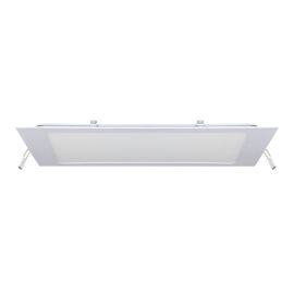 Luminaria Led Cuadrada 18W mod Flat-Square Luz Cálida