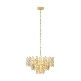 LUMINARIA COLGANTE COLOR LATON MODELO CALMEILLES