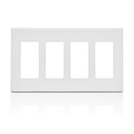 PLACA 4 VENTANAS DECORA BLANCO