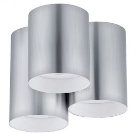 Luminario de techo LED Triple Modelo LASANA gris