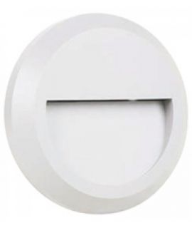 Luminario de exterior muro LED modelo ANSHAN II-BLANCO