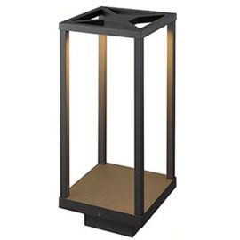 Lámpara de exterior mini poste LED Modelo CAGE
