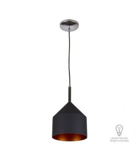 Luminario de interior suspendido Modelo AUVA Negro