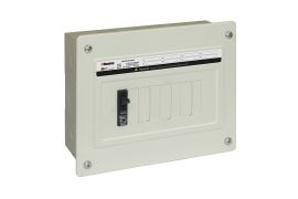 Centro de carga de 8P, 100 A,120/240 V, para empotrar (uso doméstico)