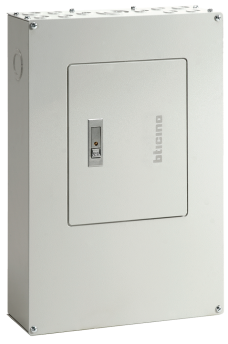 Caja e interior para centro de carga de 30 polos, zap prin, 125 A, 3F-4H